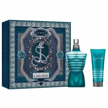 Kit Coffret Jean Paul Gaultier Le Male Jean Paul Gaultier Eau de Toilette - Perfume Masculino 75ml + Gel de Banho 75ml