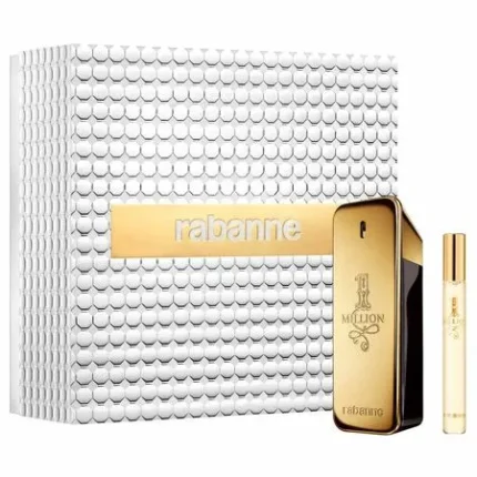 Kit Coffret 1 Million Eau de Toilette Rabanne - Perfume Masculino 100ml + Travel Size Kit 10ml