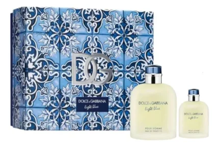 kit Coffret Light Blue Pour Homme Edt Dolce & Gabbana - Perfume 125ml + Perfume 40ml ) - Selo Adipec